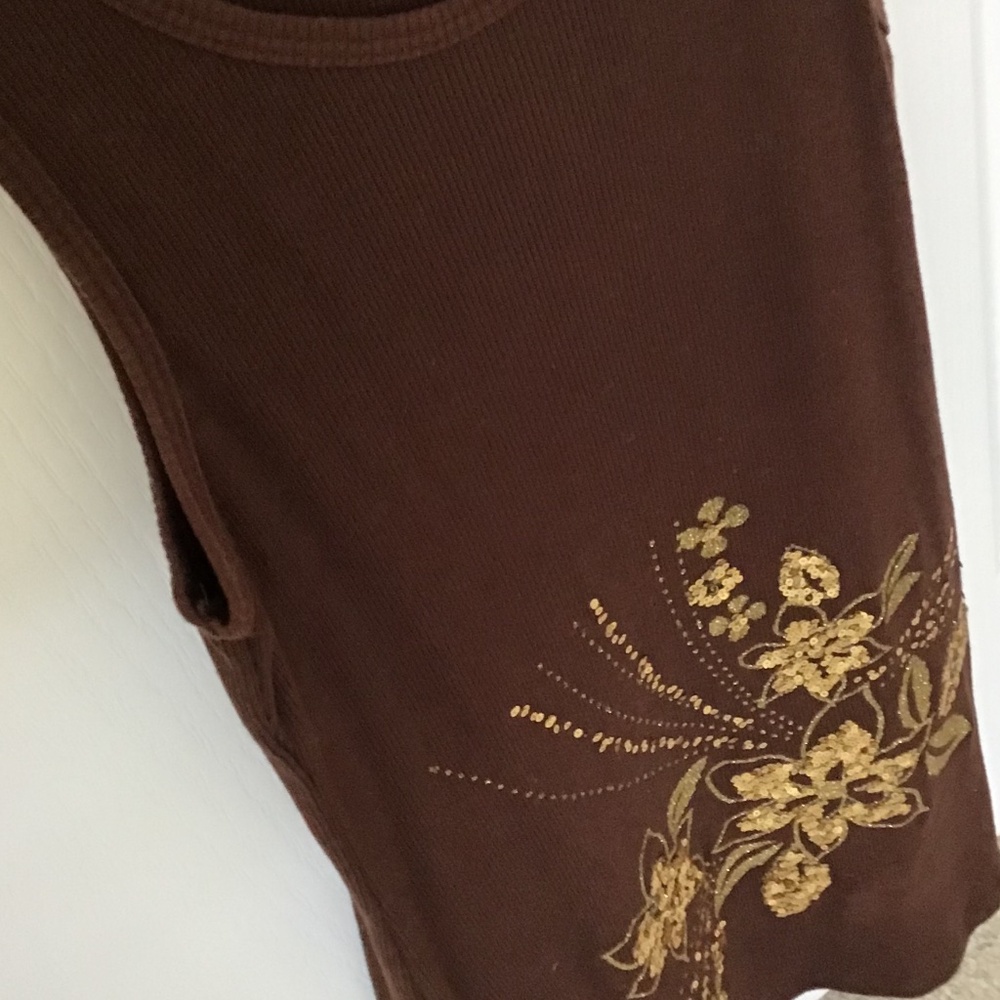 FULL TILT LONG SEQUENCED TEE TANK WOMENS - Picture 6 of 14